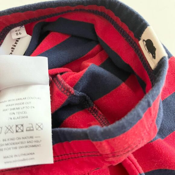 Mini Rodini unisex boy girl jersey striped pants bottoms - Picture 4 of 5